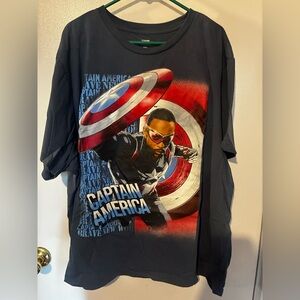 Captain America Graphic T-Shirt Men’s 3XL
